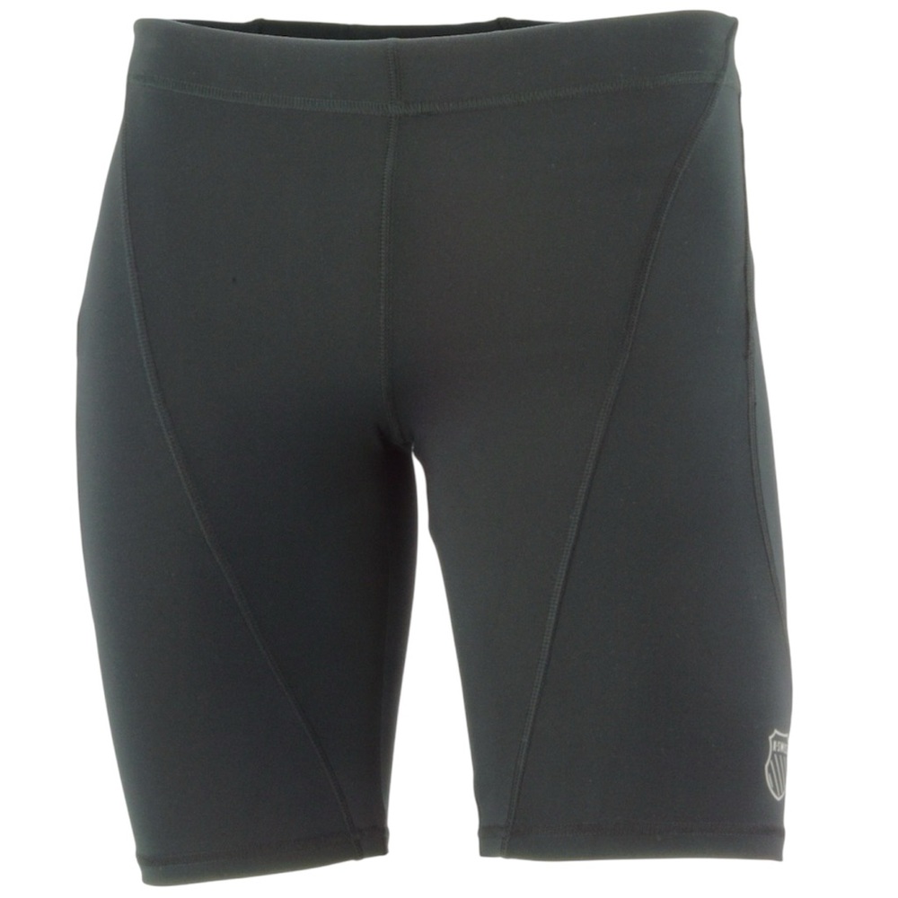 K-Swiss Men's Black Bike Shorts Athletic Activewear Cycling Gym Size M